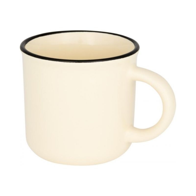 Logo trade promotional products image of: Ceramic campfire mug, cream