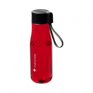 Logotrade advertising products photo of: Ara 640 ml Tritan™ sport bottle with charging cable, red