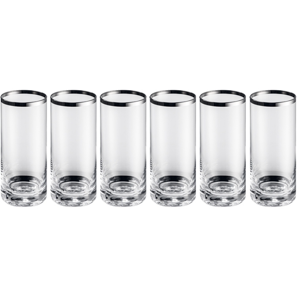 Logotrade promotional items photo of: Set of 6 tall drinking glasses, mouth-blown