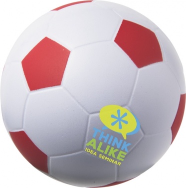 Logotrade promotional merchandise picture of: Football stress reliever, red