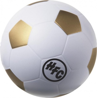 Logotrade promotional gift picture of: Football stress reliever, gold