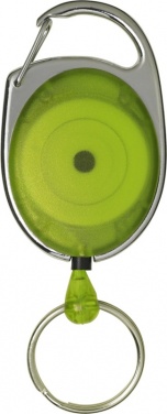 Logotrade promotional giveaways photo of: Gerlos roller clip key chain, lime