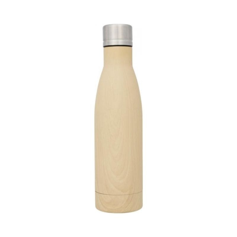 Logotrade promotional item image of: Vasa wood copper vacuum insulated bottle, brown