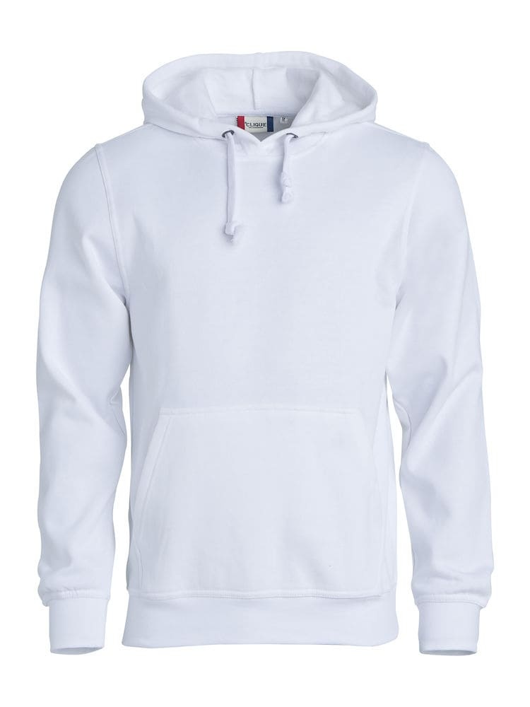 Logo trade advertising products image of: Trendy Basic hoody, white