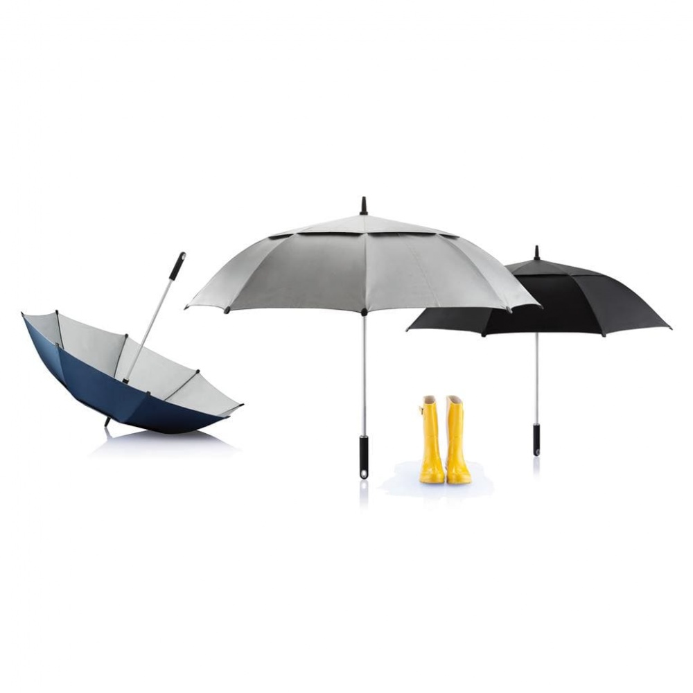 Logotrade promotional merchandise image of: 1. Hurricane storm umbrella, black