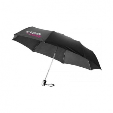 Logotrade corporate gifts photo of: 21.5" Alex 3-Section auto open and close umbrella, black