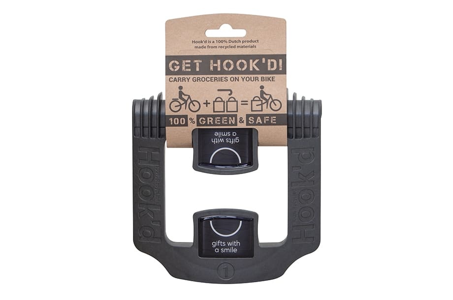 Logo trade promotional merchandise image of: Bicycle luggage rack bag holder Hook’d