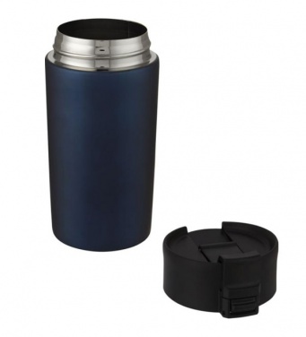 Logo trade business gift photo of: Jetta 330 ml copper vacuum insulated tumbler, blue