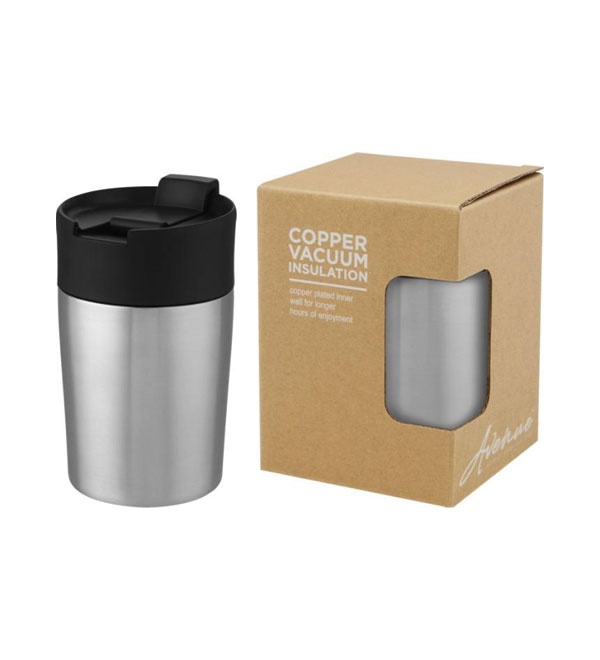 Logotrade promotional merchandise picture of: Jetta 180 ml copper vacuum insulated tumbler, silver
