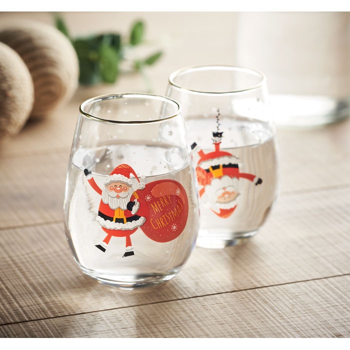 Logotrade promotional gifts photo of: Christmas glasses set