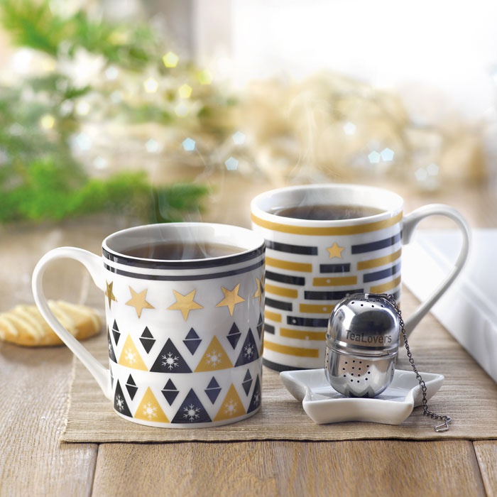 Logotrade promotional products photo of: Ceramic mug set UNIQUE