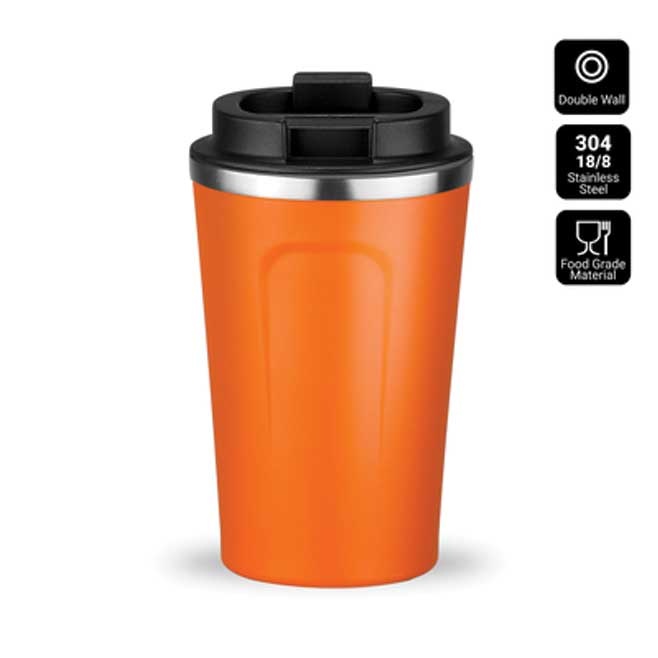 Logotrade corporate gift image of: Nordic coffe mug, 350 ml, orange