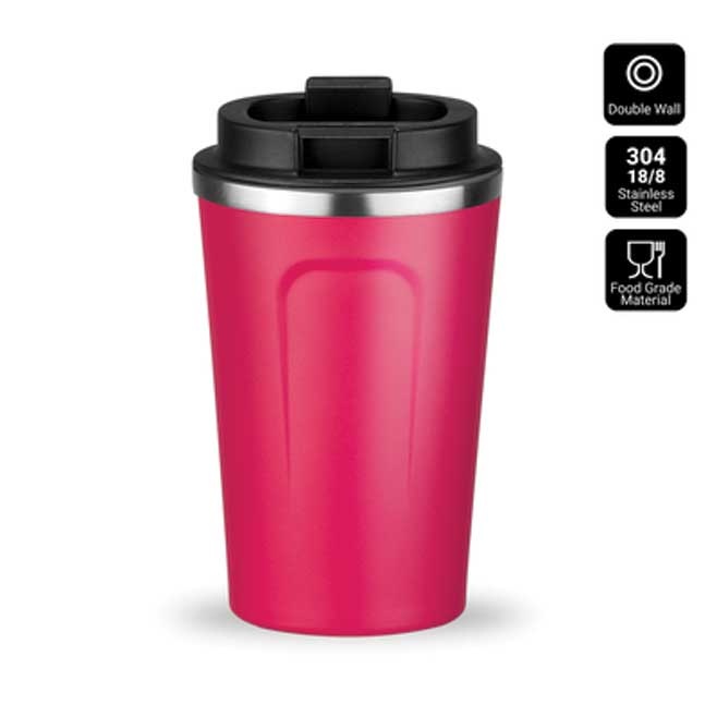 Logotrade promotional items photo of: Nordic coffe mug, 350 ml, pink