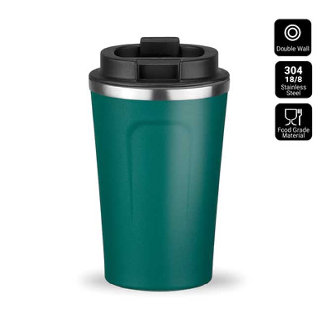 Logotrade promotional item picture of: Nordic coffe mug, 350 ml, green