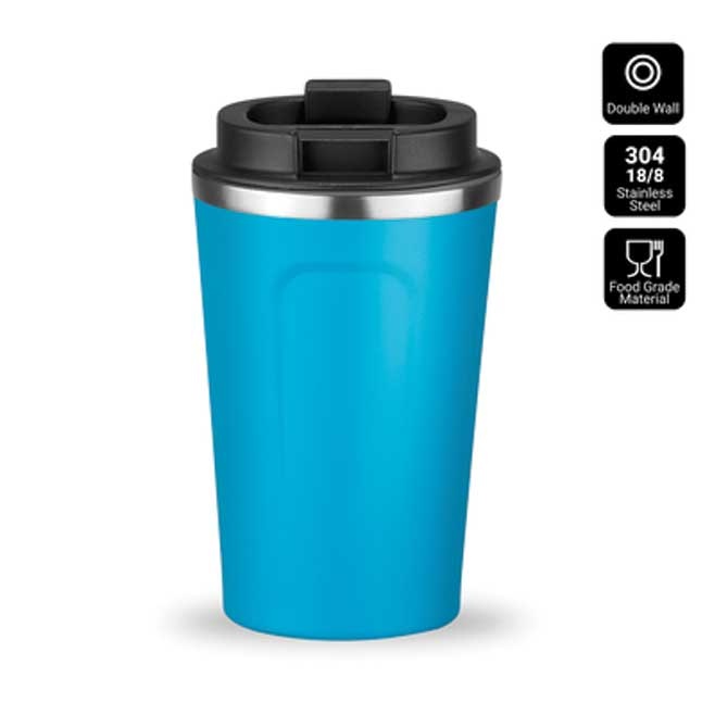 Logotrade promotional products photo of: Nordic coffe mug, 350 ml, turquoise