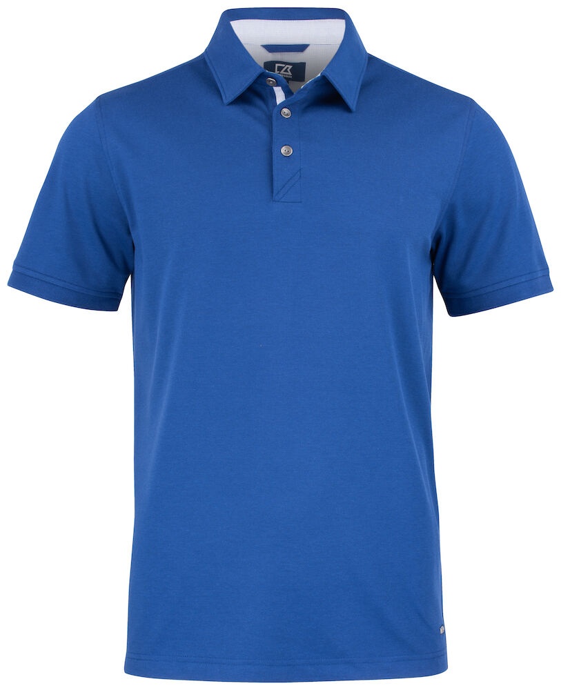 Logo trade advertising products picture of: Advantage Premium Polo Men, blue