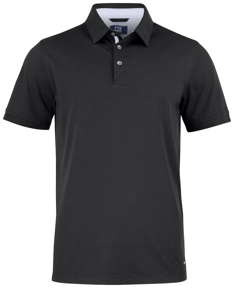 Logotrade promotional product picture of: Advantage Premium Polo Men, black