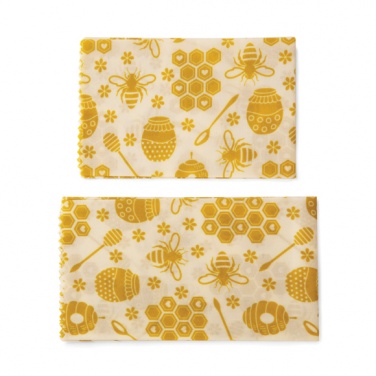 Logotrade promotional merchandise picture of: Beeswax food wraps set BEES