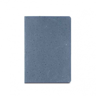 Logo trade promotional merchandise image of: Coffepad A5 notebook, blue