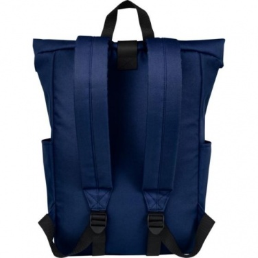 Logotrade advertising product image of: Cool Byron 15.6" roll-top backpack 18L, dark blue