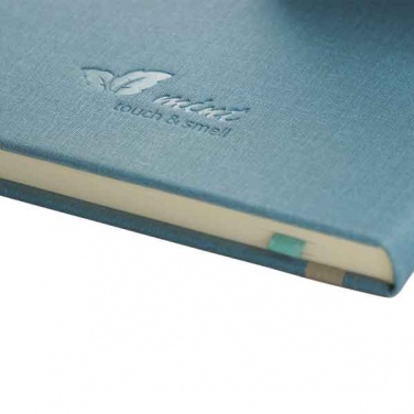 Logo trade advertising product photo of: Vanilla-scented A5 notebook, green