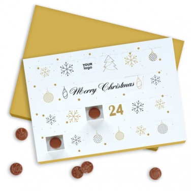 Logo trade business gift photo of: Christmas Advent Calendar with chocolate