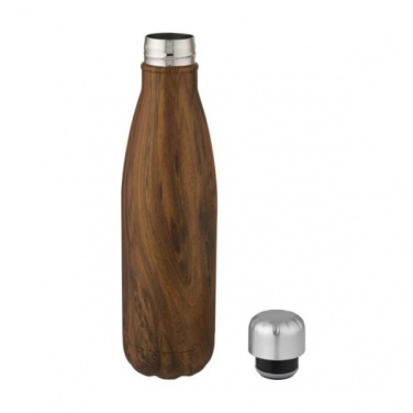 Logotrade promotional product picture of: Cove vacuum insulated stainless steel bottle, 500 ml, brown