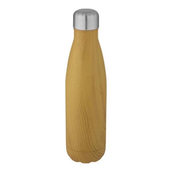 Logo trade promotional gift photo of: Cove vacuum insulated stainless steel bottle, 500 ml, lightbrown