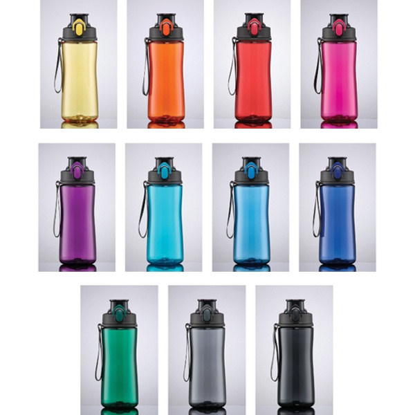 Logotrade corporate gift picture of: Neon water bottle TRITAN™, 580ml