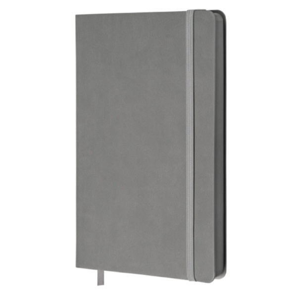 Logo trade advertising products picture of: Grid notebook Shady GRS A5, gray
