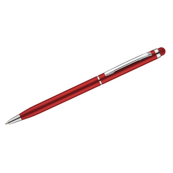 Logotrade promotional item picture of: Touch pen Tin, red