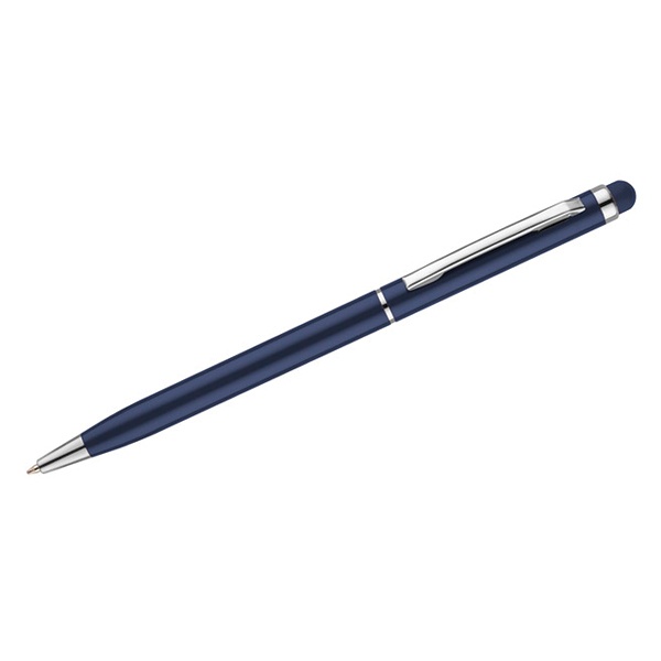 Logotrade corporate gifts photo of: Touch pen Tin, navy blue