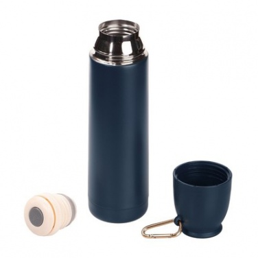 Logotrade business gift image of: Thermos 500 ml Air Gifts with carabiner, navy blue