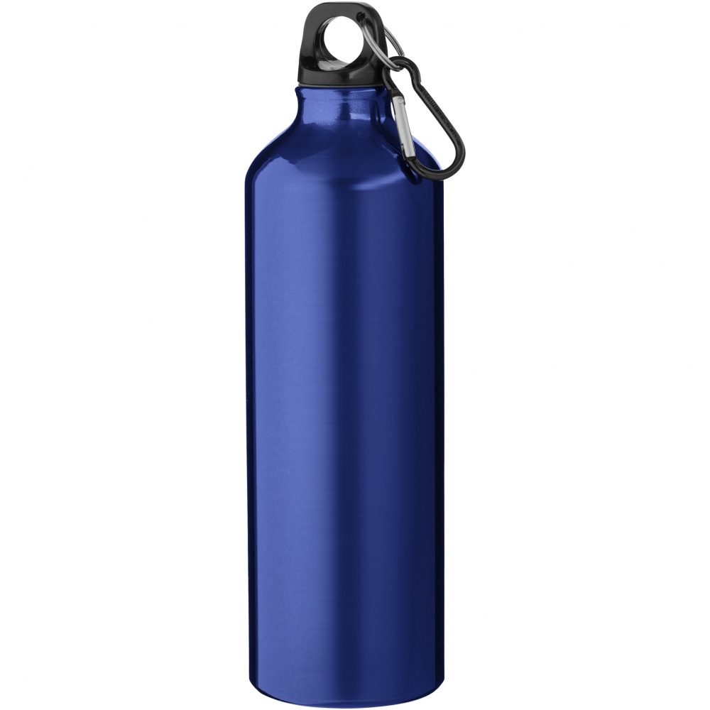 Logo trade advertising products image of: Oregon 770 ml aluminium water bottle with carabiner