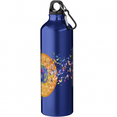 Logo trade promotional item photo of: Oregon 770 ml aluminium water bottle with carabiner