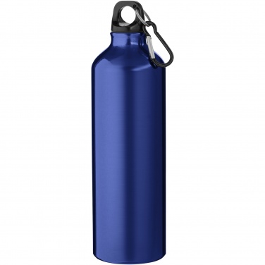 Logo trade promotional gifts picture of: Oregon 770 ml aluminium water bottle with carabiner