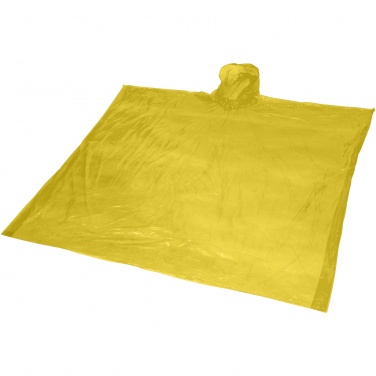 Logo trade promotional giveaways picture of: Ziva disposable rain poncho with storage pouch