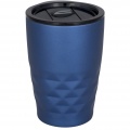 Geo 350 ml copper vacuum insulated tumbler, Blue