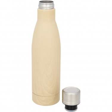 Logo trade advertising products picture of: Vasa 500 ml wood-look copper vacuum insulated bottle