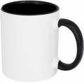 Pix 330 ml ceramic sublimation colour pop mug, Solid black