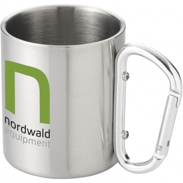 Logotrade business gift image of: Alps 200 ml insulated mug with carabiner