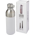 Koln 590 ml copper vacuum insulated sport bottle, White