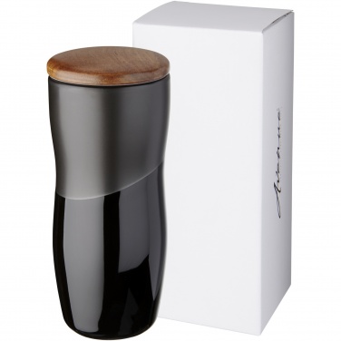 Logo trade corporate gift photo of: Double-walled ceramic tumbler Reno 370 ml