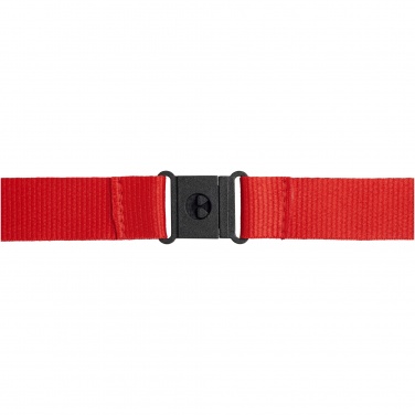 Logo trade promotional giveaways image of: Yogi lanyard detachable buckle break-away closure