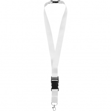 Logo trade promotional giveaways image of: Yogi lanyard detachable buckle break-away closure