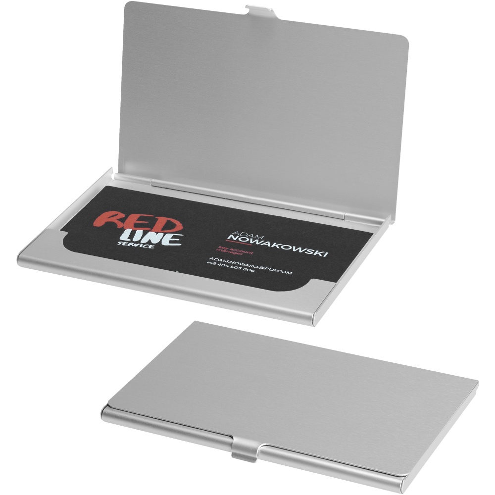 Logo trade promotional items picture of: Shanghai business card holder