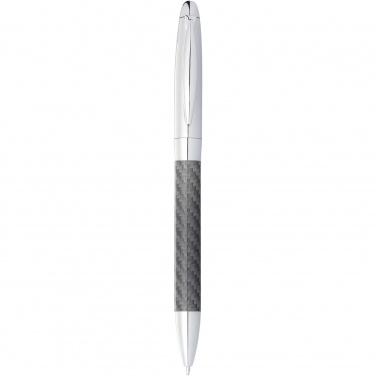 Logotrade advertising products photo of: Winona ballpoint pen with carbon fibre details