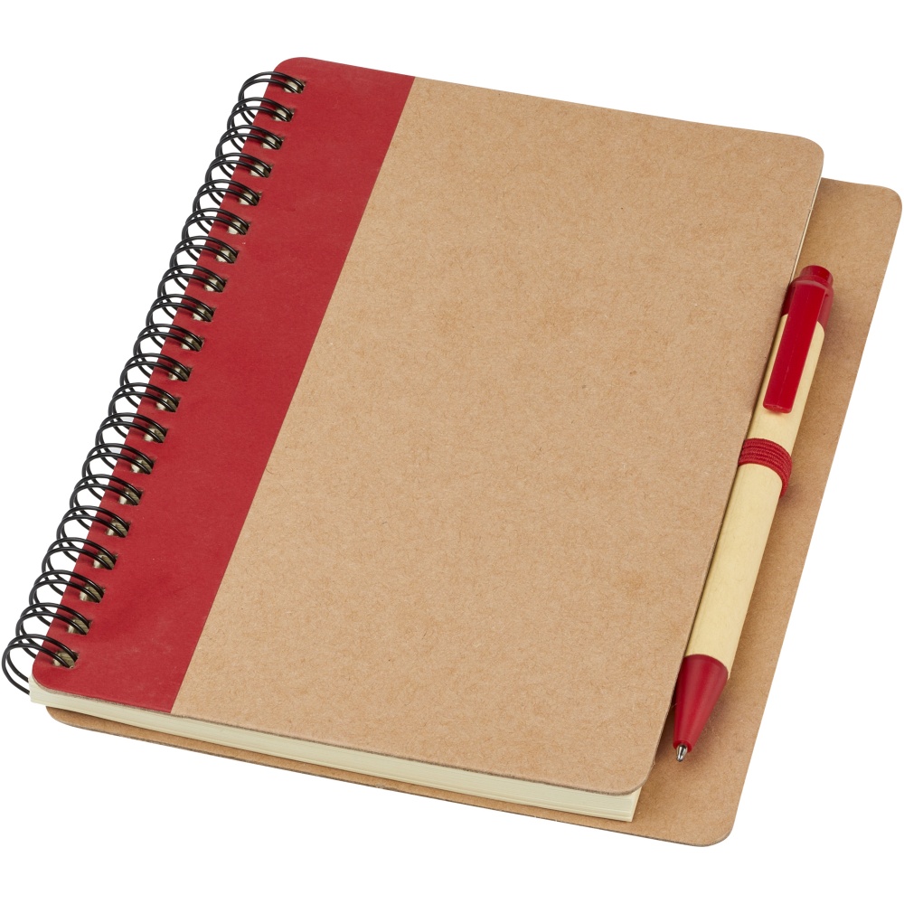 Logo trade promotional products image of: Priestly recycled notebook with pen