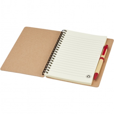 Logo trade advertising products image of: Priestly recycled notebook with pen