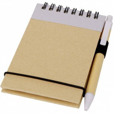 Logotrade promotional item image of: Zuse A7 recycled jotter notepad with pen